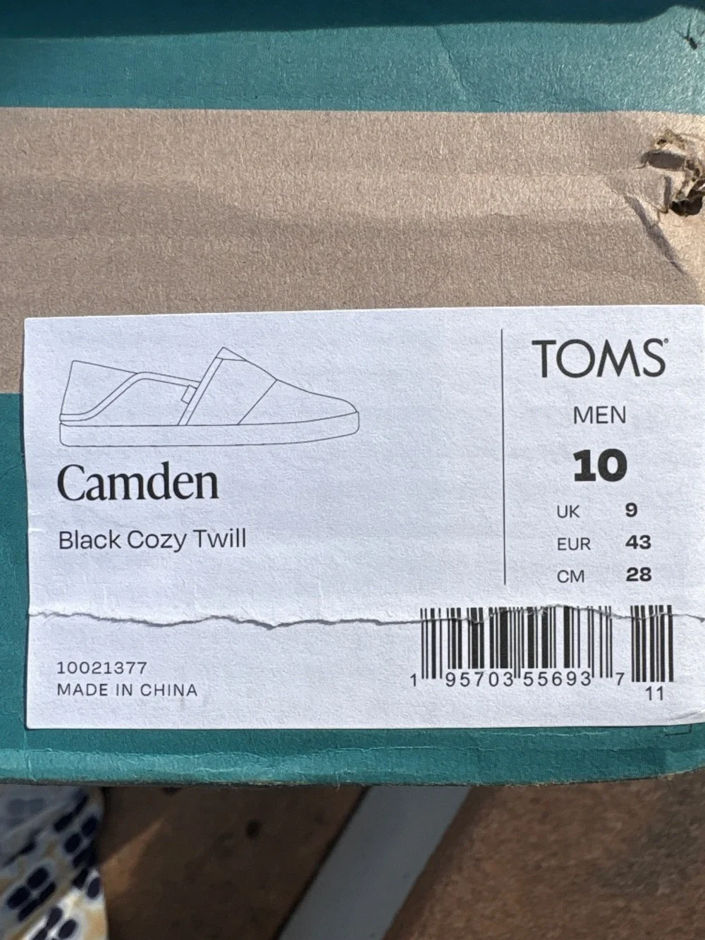 Toms camden black